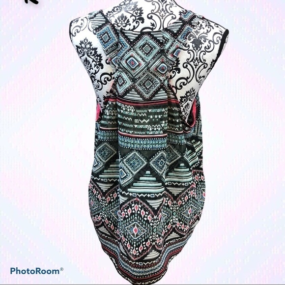 American EAGLE multicolored abstract print tank - Picture 3 of 6